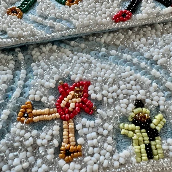 Anthropologie The Fiona Beaded Bag: Winter Icon Edition - Picture 5 of 15